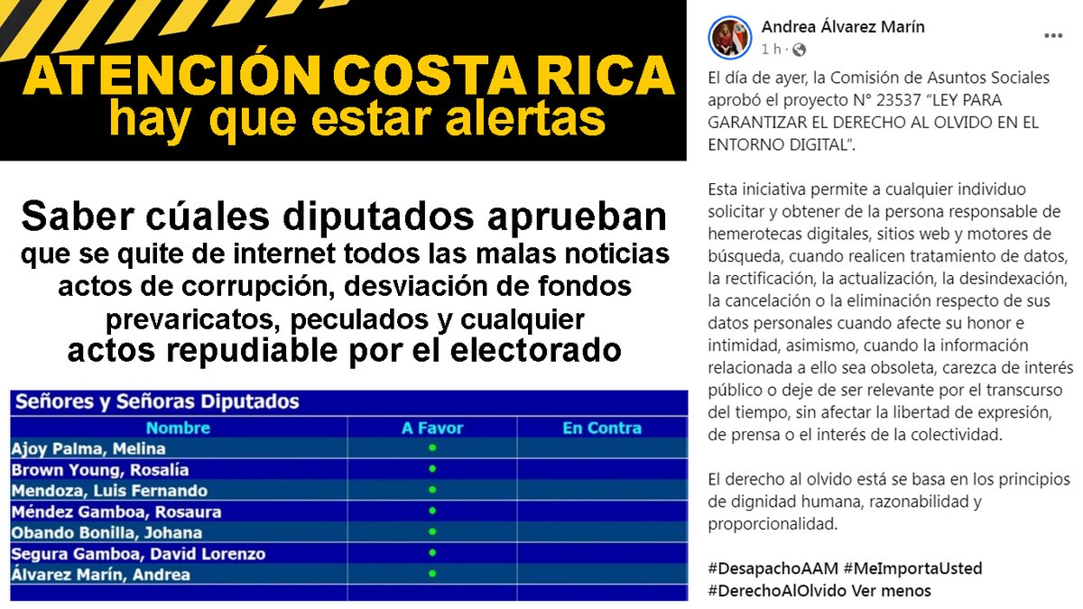 ☝🤠 #BorremosTodo Se imaginan entrar a la red y no entrar actos de corrupción del PLN y PAC, es lo que busca el mamotreto de Toñita, que los partidos del platanar sean impolutos y sin machas Hay que alertas a este proyecto y tomarlo muy en cuenta en las elecciones del 2026