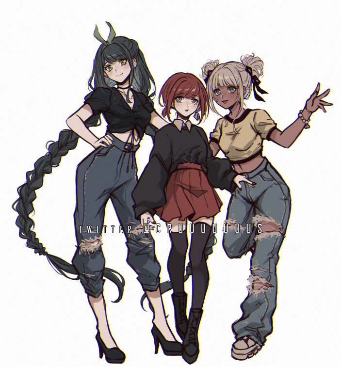 Casual Tenko, Himiko and Angie 🥹