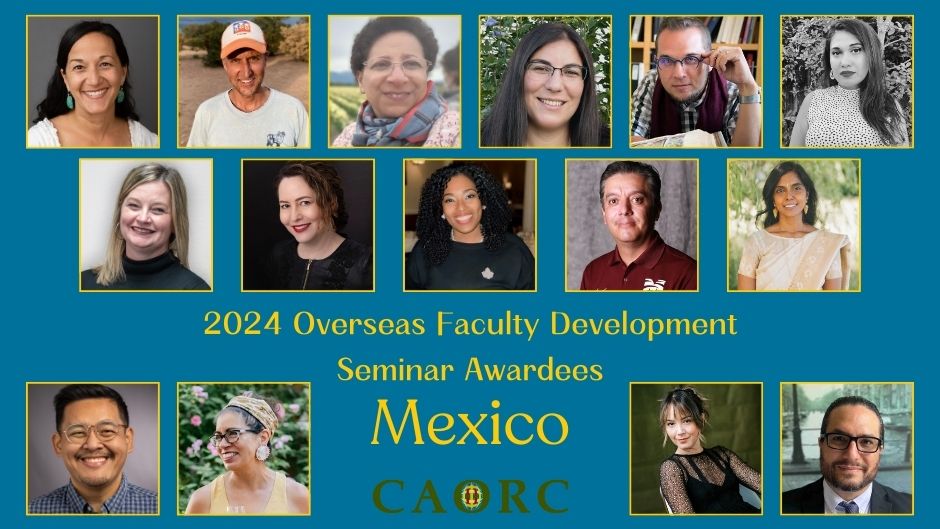 CAORC is pleased to announce the Faculty Development Seminar in #Mexico award recipients! Faculty members and administrators from US #communitycolleges and #MSI have been selected to participate in 'Mexico's Indigenous Languages and Cultures'. caorc.org/post/caorc-ann… @ARENET_org