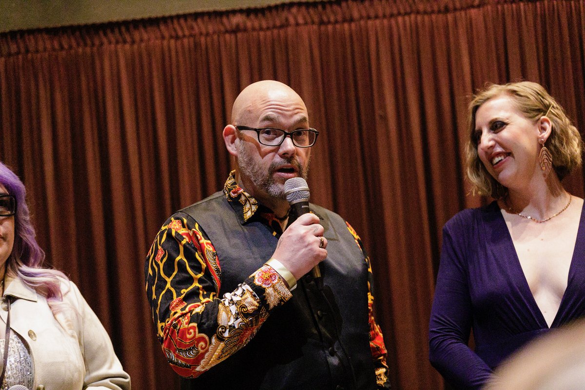 ericgouldbear's tweet image. Webb Pickersgill (Director of Episode 106 “Trust”) at the Apple TV premiere of #BelongingTheSeries 

📸: Matt Stasi