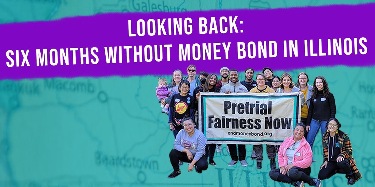 Six months ago, Illinois implemented the Pretrial Fairness Act and became the first state in the US to completely #EndMoneyBail! Here's @endmoneybond's update about implementation: endmoneybond.org/2024/03/18/loo…