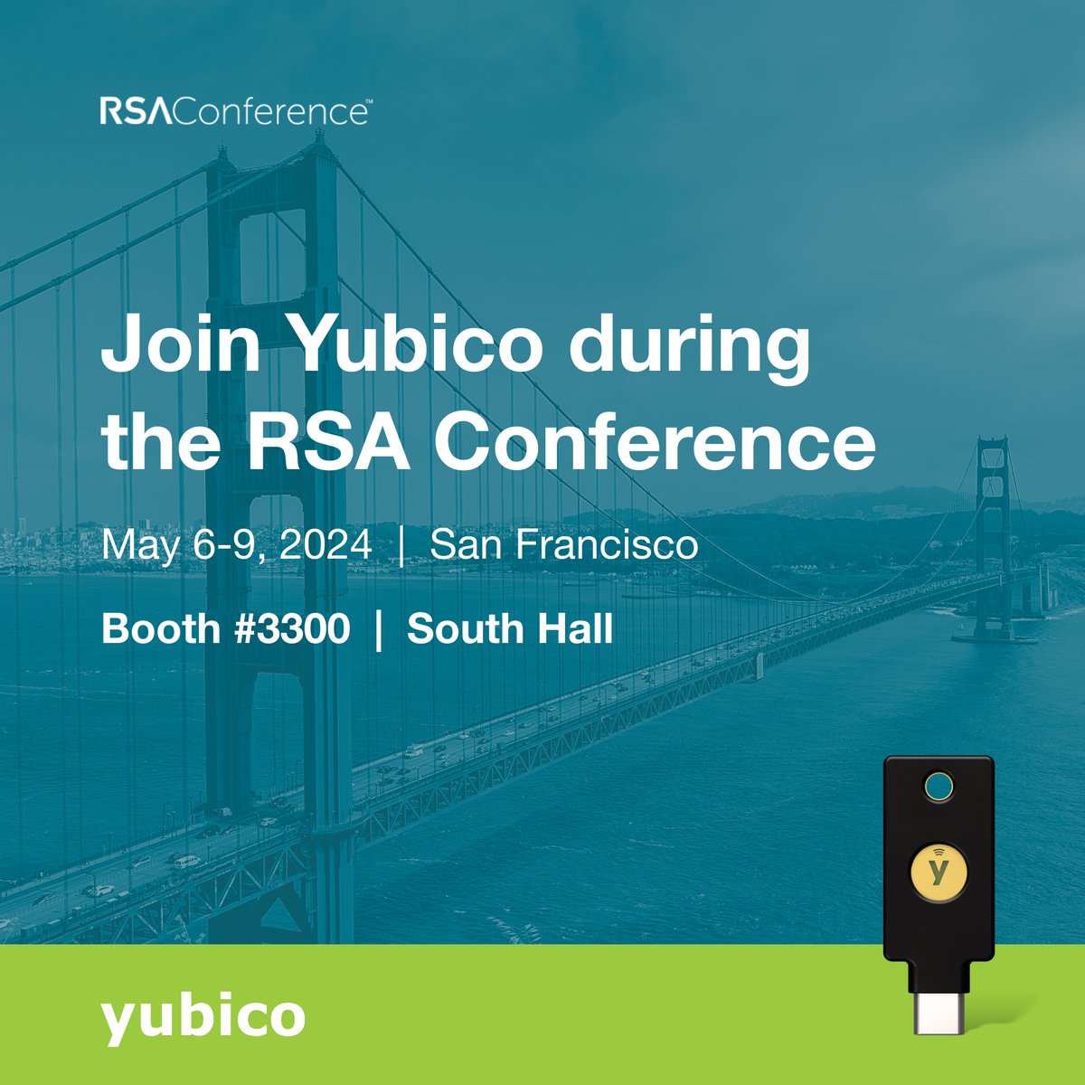 Heading to #RSAC this year? If you’re interested in learning how Yubico's passwordless authentication supports digital transformation initiatives and Zero Trust frameworks, you can schedule a meeting with us. Hope to see you there! yubi.co/rsac-2024