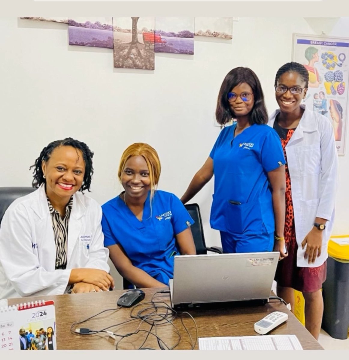 In Lagos connecting with patients & my medical officers — still making research meetings work ! My team @NMSurgery Kristina Diaz , Matt Caputo , Norah Zaza have been incredible! Happy Eid to my Muslim friends !# Changing the narrative #Globalonc @LakeshoreCancer @ArgoResearch