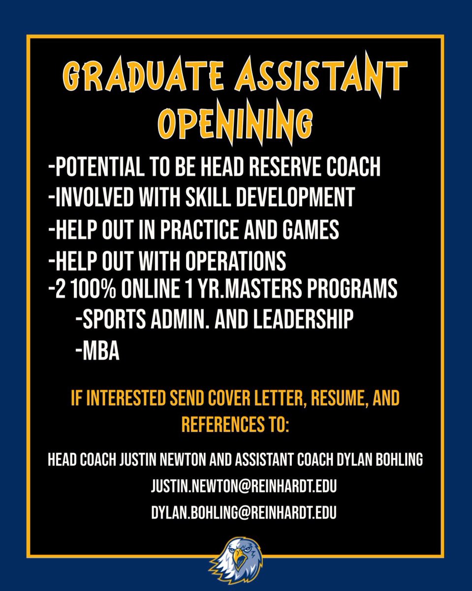 Looking to get your foot in the door for college coaching? Reach out!
