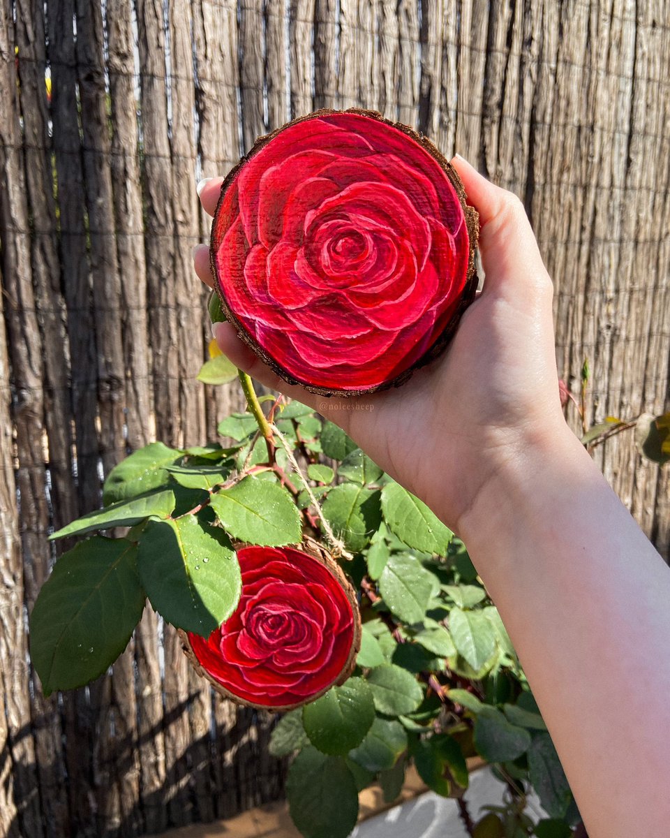 noleesheep's tweet photo. He pintado rosas de Sant Jordi 🌹🐲 https://t.co/XdMDPfnYmK