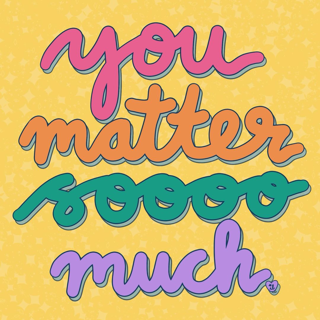 Reminder... #YouMatter Sooo much! 🫶 never forget this! #youareenough