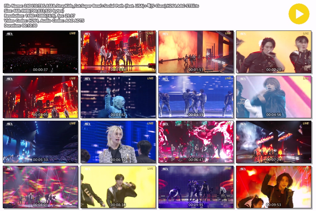 STEii_e4's tweet photo. 240410 ASEA Stray Kids - TBS 방송버전 컷.ts

*필릭스 VCR +가수석 컷
🔗https://t.co/PDK3YdSxRc

*수상소감 
🔗https://t.co/fD8hfNQbOP

*본무대+앵콜
🔗https://t.co/Yai5LCGGID

영상 재배포 금지 https://t.co/btz661l468