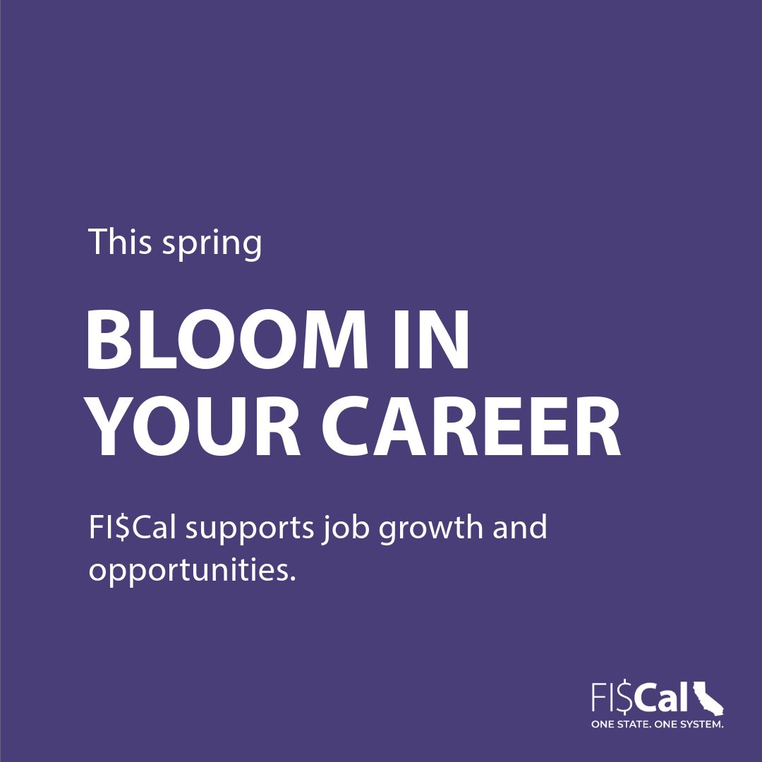 At FI$Cal, we offer on-the-job training, training and development assignments, and professional development, so you can grow in your career. Learn more: Bit.ly/3FmLsnX #Work4CA #CalCareers #TechJobs