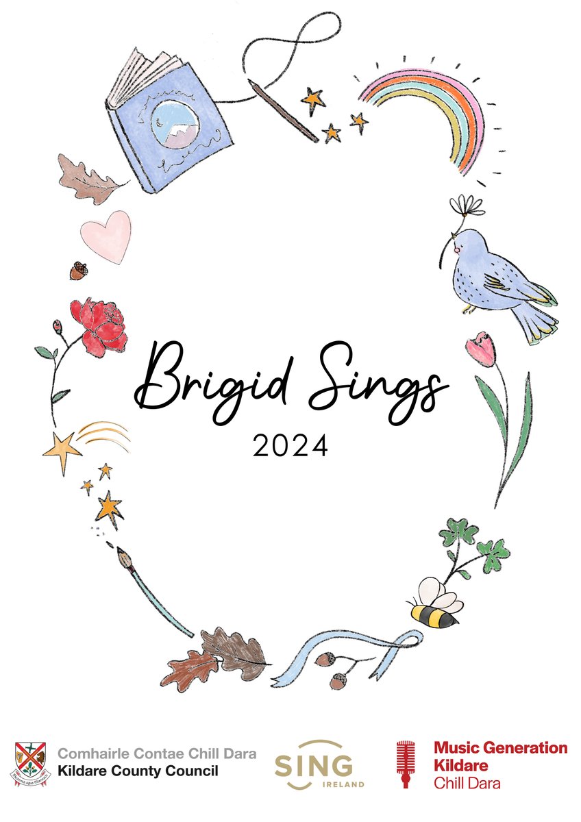 Funded by @KildareCoCo, and in collaboration with @MusicGenKildare, #SingIreland is ready to celebrate the magic and joy of #BrigidSings with primary school children and young people in Co. #Kildare. Is your school interested? Register your school today📷 shorturl.at/jmpIN