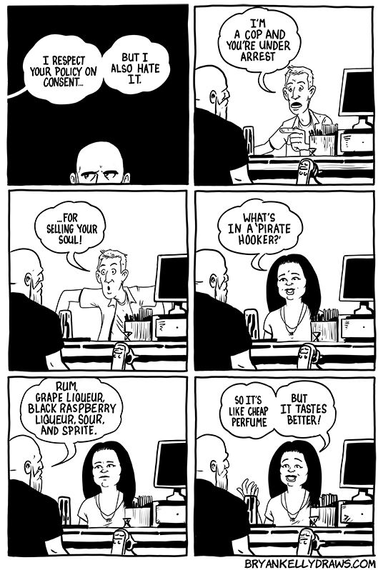 bryankellydraws's tweet photo. True Tales From The Bar #162
#truetalesfromthebar #barcomic #bartending #barstories #barlife https://t.co/q4aELVDJwJ
