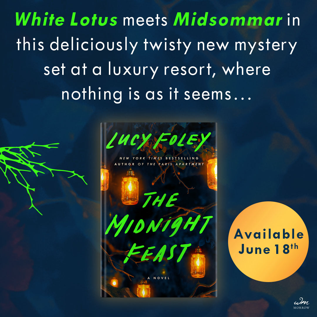 Don't miss the deliciously twisty new locked room murder mystery from the #1 NYT bestselling author of The Guest List and The Paris Apartment, @lucyfoleytweets. Preorder today! bit.ly/4aFvQK8