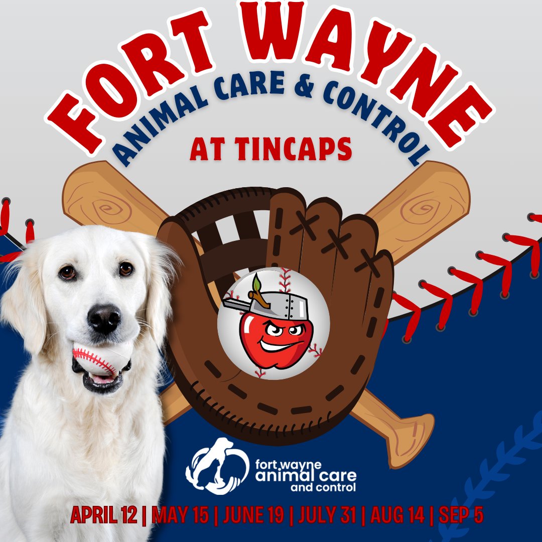 FWAnimalControl's tweet image. If you plan on going to a @TinCaps game this season, you can help raise money for our shelter at the same time! 

If you purchase your tickets through our fundraising link, part of the proceeds go back to helping animals in need: fevo-enterprise.com/group/Fortwayn…