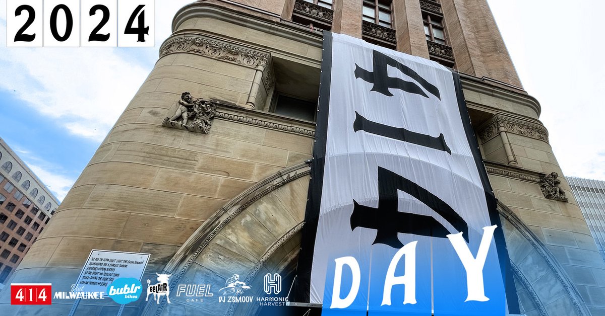 This Sunday!! Join us and some incredible Milwaukee partners at 10am for the 414 flag drop at <a href="/cityofmilwaukee/">City of Milwaukee</a> City Hall! 

414 Flag Drop is hosted by the amazing <a href="/414MILW/">414 MILWAUKEE</a>. 
Visit link below for more info on the event!

#414day

414milwaukee.com/blog/414-day-2…