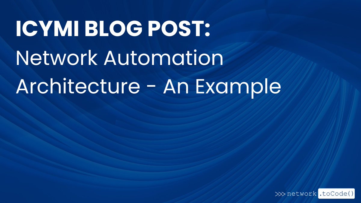 Ready to revolutionize your network operations? Wondering how to streamline processes with automation? In part three of this series, we explore a real-world application: Firewall rule automation in a hybrid network environment. 🔥 Read on: hubs.ly/Q02ssk_f0