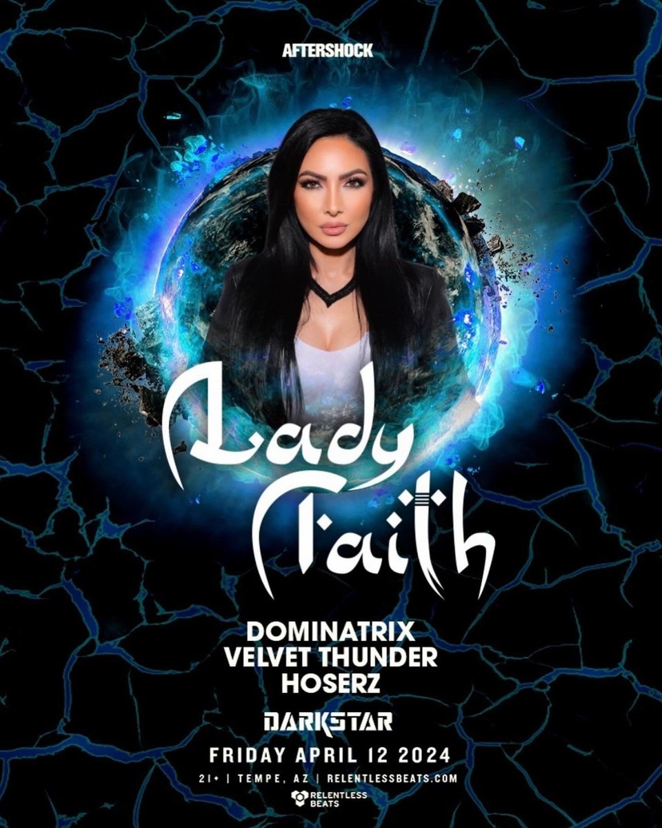 Arizona this Friday!! 🥳 Tickets 💋 relentlessbeats.com/events/lady-fa… @RelentlessBeats