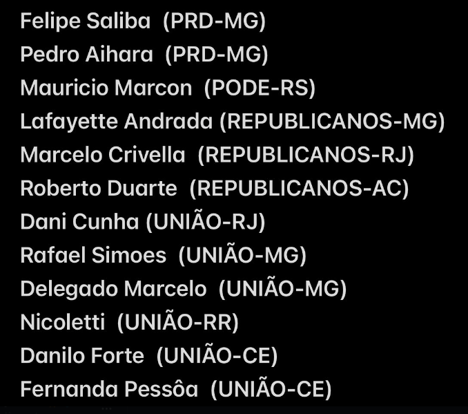 Aqui está a lista de deputados que votaram para SOLTAR Chiquinho Brazão, alegando tecnicalidades, na CCJ. São os mesmos q normalmente repetem que 'bandido bom é bandido morto'. Brazão, solto, tem seríssimos riscos de fuga e obstrução de justiça, além de poder ser morto.