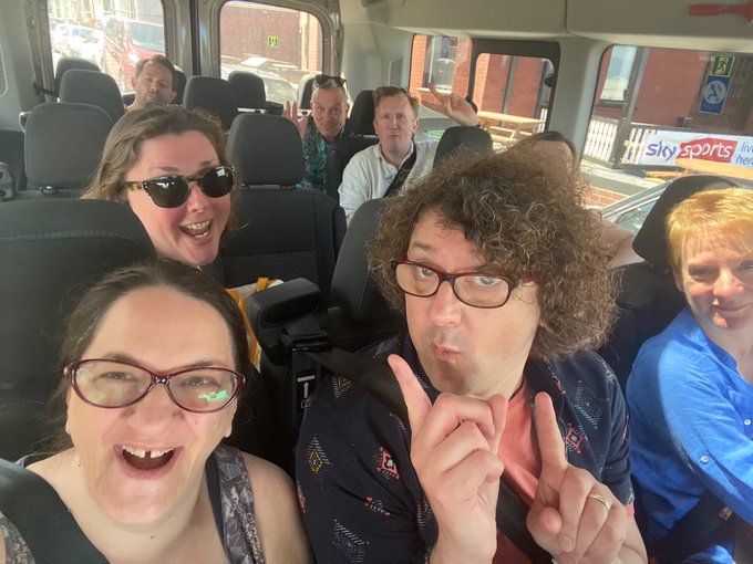 Tentatively putting a toe in the water & wondering where the people who think they would fit perfectly in this picture! (you know who you are) Great North Author Tour 24 is looking to make new friends & see lots of old GNATers for two days of book/minibus craziness. Who's in?