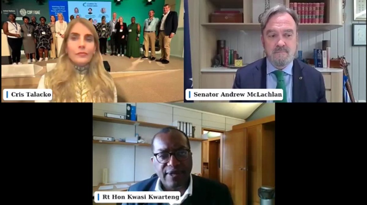 Thanks to #environmental advocates Senator @almclachlan1 and Rt Hon @KwasiKwarteng for a stellar presentation on #conservative leadership. You may watch the webinar here: youtu.be/toLrCKn5Yio?si…