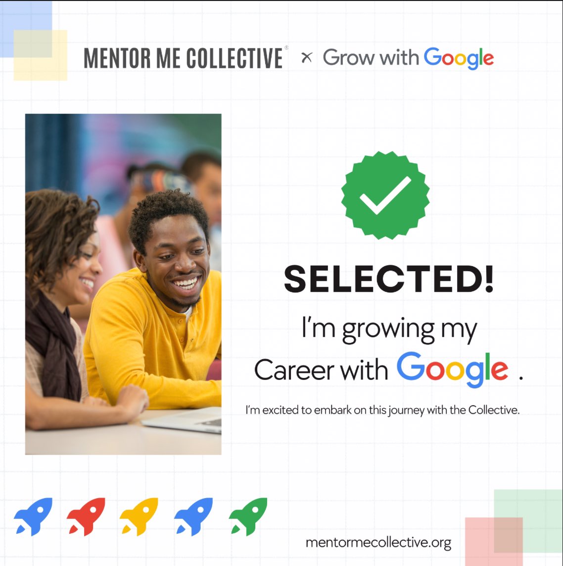 Thank you so much for posting a few days back! I got a scholarship to do the Digital Marketing & E-Commerce course! ❤️ @teneikaask_you #GrowWithGoogle