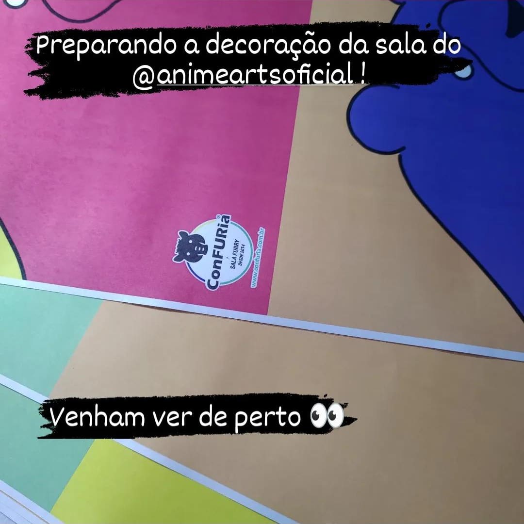 Hoje fizemos parte da decoração da sala do Animearts !
Esperamos que vocês gostem ❤️

#furryart #furry #confuriabr #sorocaba #animeevent #animearts #salafurry