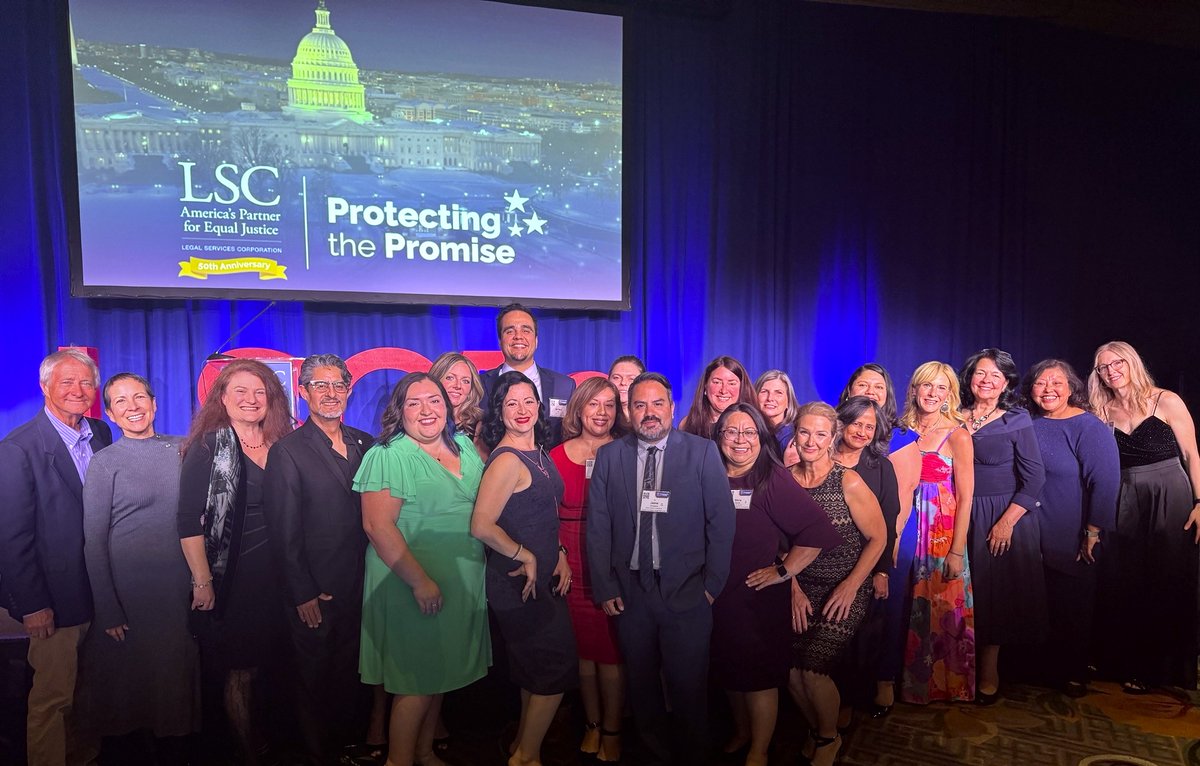 LegalAidLA's tweet photo. We traveled to Washington, D.C. this week for the 50th anniversary of the Legal Services Corporation (@LSCtweets), which provides critical funding to legal aid organizations across the United States. Together, we are #ProtectingThePromise of equal justice for all! #LSC50 https://t.co/VMBunmpxOW