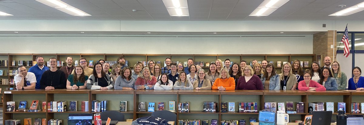 You’re looking at *the* best middle school staff there is. #glcsMS #gogulllake