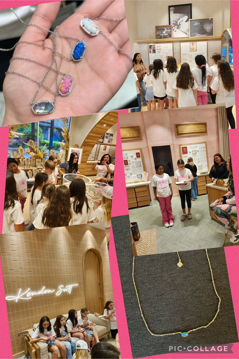 The Blossom Group visit @KendraScott La Cantera! We toured the store, constructed some jewelry, had some treats and shared our Mission, Vision, Ethics, Pillars, and slogan! Super thankful! #ShineBrightDoGood #Blossom #CanIMakeEarrings @NISDSteubing @NISDSTEMLabs @UTSACITE @NISD