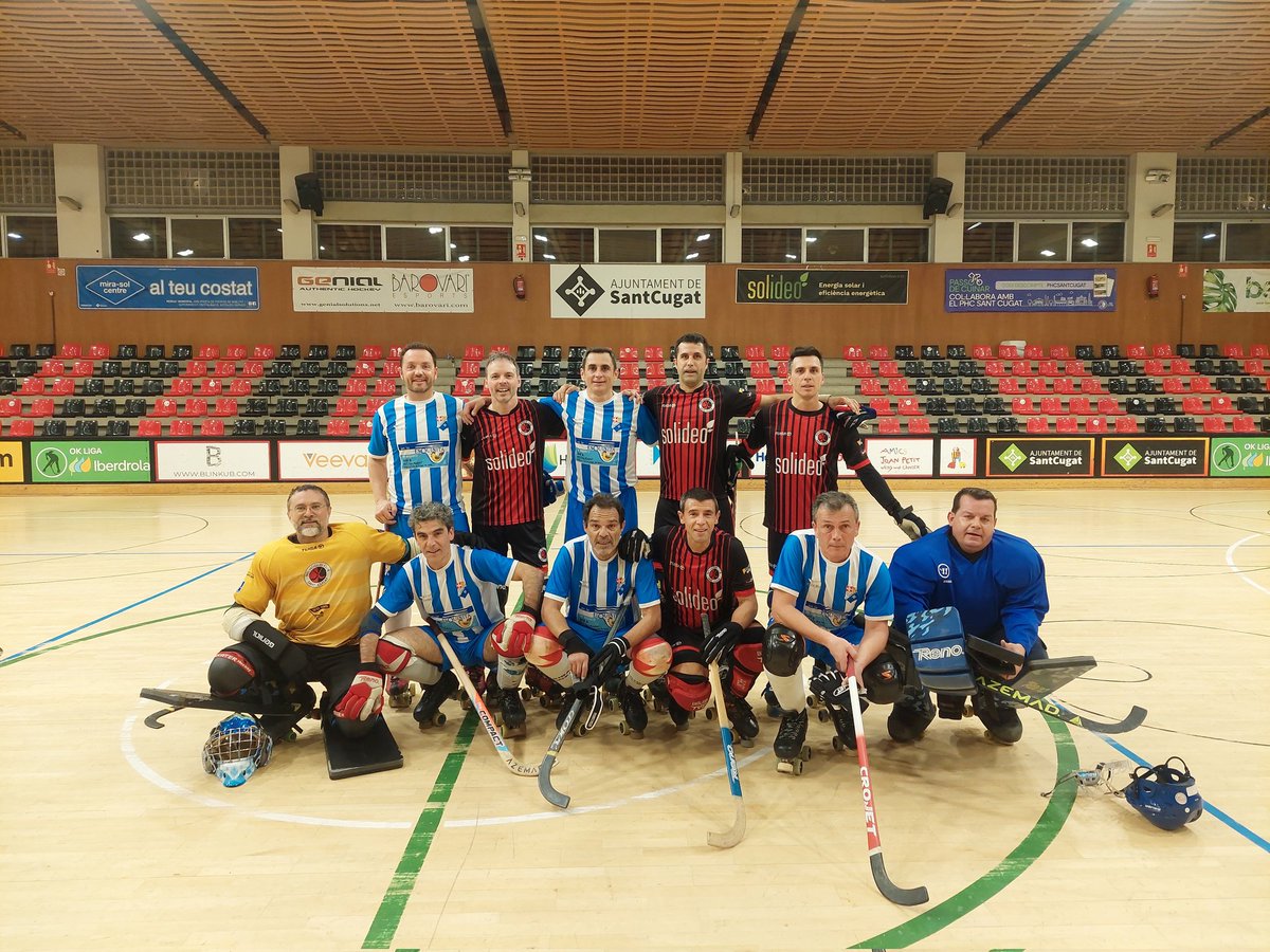 Empat en un partit molt disputat i sense canvis, contra la bona gent del Blanes, <a href="/phcsantcugat/">Solideo Patí Hoquei Club Sant Cugat</a> Veterans A 4 vs 4 Vientos 4 #oldleague #hoqueipatins