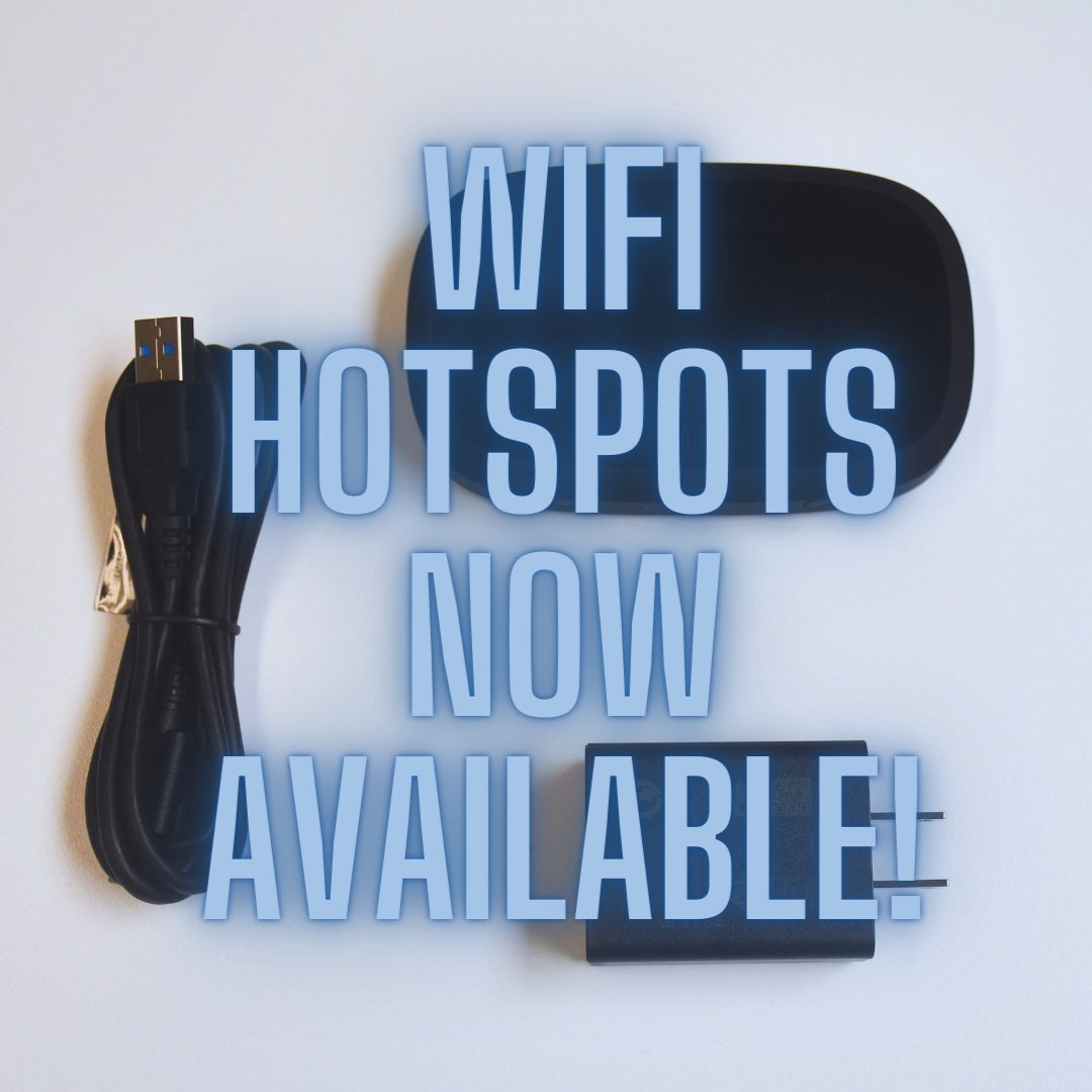 As part of a grant-funded trial, the Kelly Library is lending 5G wireless hotspots. These hotspots will allow you to connect your devices to cellular wireless networks (like your phone’s data plan) and give you access to the internet wherever there is cellular service.