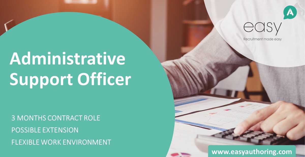 EasyA is looking for an Administrative Support Officer to provide administrative support to the communications and engagement team for a known Government department. 

Please click bit.ly/3TRqhkZ to know more and apply now!

 #easyA #Administrative #Support #Officer