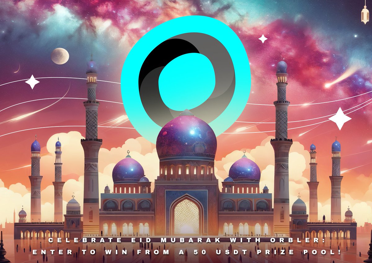 Join Orbler's #EidMubarak Mission and win! We're giving away 50 USDT to 25 lucky users. Celebrate with us and get a chance to win. Enter now: app.orbler.io/mission/149 #Giveaway #Crypto #Web3 #Airdrop