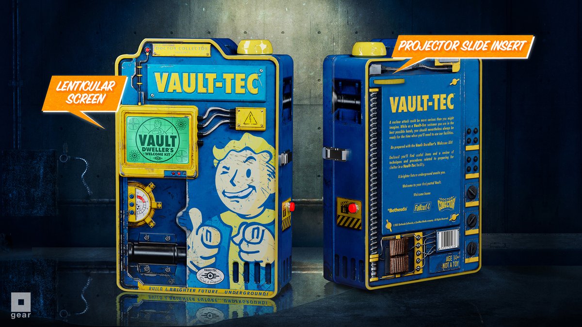 We are pleased to inform you that because you have been accepted into the Vault Community, you may now order your @Fallout X @DoctorCollector Vault Dweller’s Welcome Kit! gear.bethesda.net/products/vault…