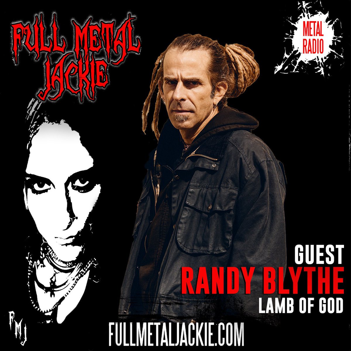 Randy Blythe will be a guest on the @FullMetalJackie radio show this weekend to talk Ashes of Leviathan tour and more! 🔥 Find a station airing/streaming the show: bit.ly/49zC658