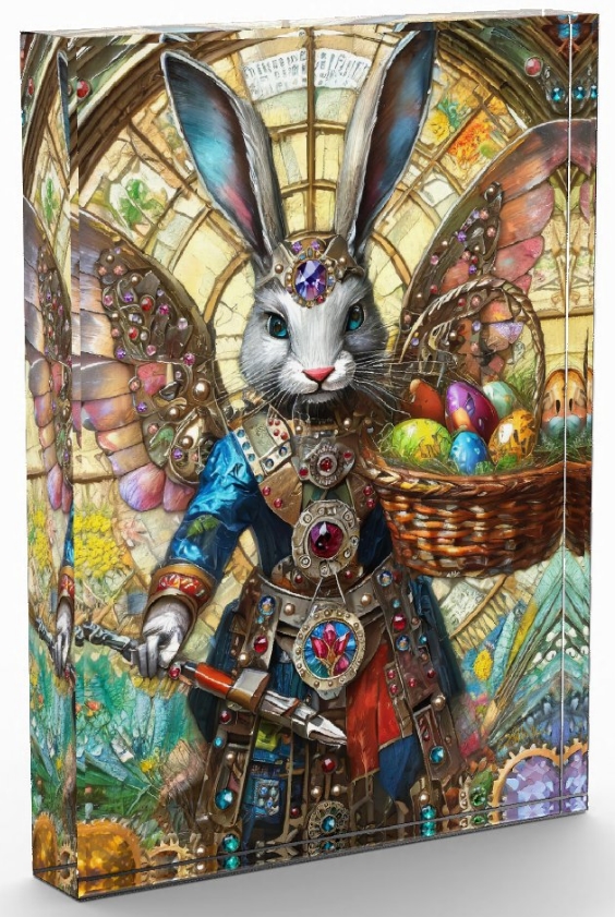 🐰⚔️🐰⚔️🐰
Bunny Rabbit Angel Warriors, Knights with Easter Eggs Photo Blocks
#EasterRabbit #EasterEggs #Easter #EasterBunny #Angel #gifts #rabbit #bunny #knight #warrior #giftideas #steampunk  #art #deskart #holidaygifts #homedecor #homedecoration

bit.ly/EasterPhotoBlo…
