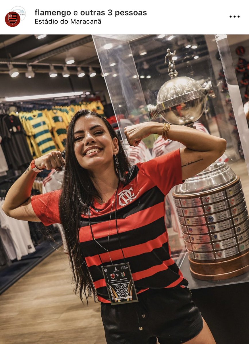 o prêmio do bbb não é nada comparado com o FLAMENGO e o maracanã postando uma foto sua