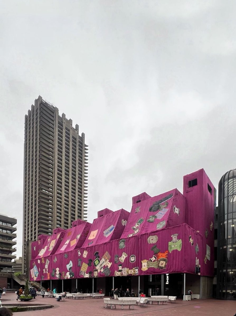 Ibrahim Mahama’s summer installation, Purple Hibiscus at the Barbican. Not in town right now but can’t wait to see this IRL.