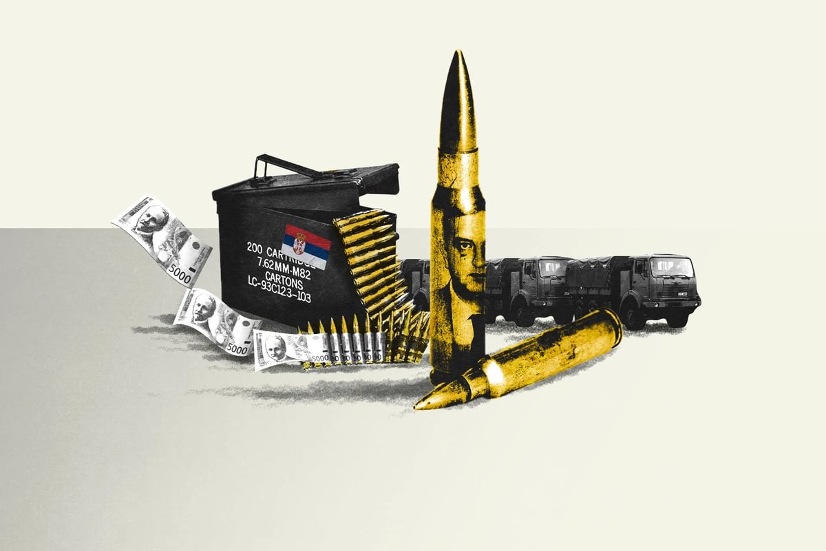 A leaked WhatsApp chat is among evidence suggesting an infamous blacklisted Serbian arms dealer has quietly taken over a weapons exporter  — owned by an ally of his former competitor.

Our latest investigation, with <a href="/KRIKrs/">KRIK</a>:  occrp.org/en/investigati…