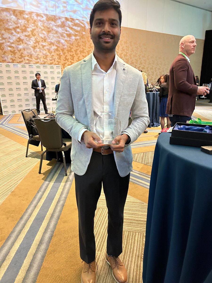 Congratulations to Dr. Raghav Vadla, a new AACR-StacheStrong fellowship awardee!