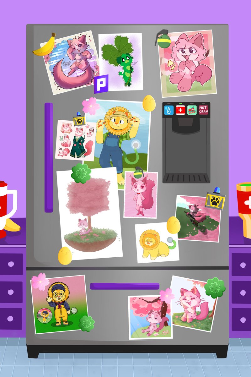 Thanks for giving us an awesome breakroom fridge to look at this Respawning Day, Super Animals 💖

Credits: Cheonsunny, SpiryFox, Khawaiifoxy, Sunnyaan, D1n0_pwr, Heavyassaultc.a.t., SquirrelRaw, Zyletlo, Yue_m1ao_fur, Isca, NK3, Crvmblo