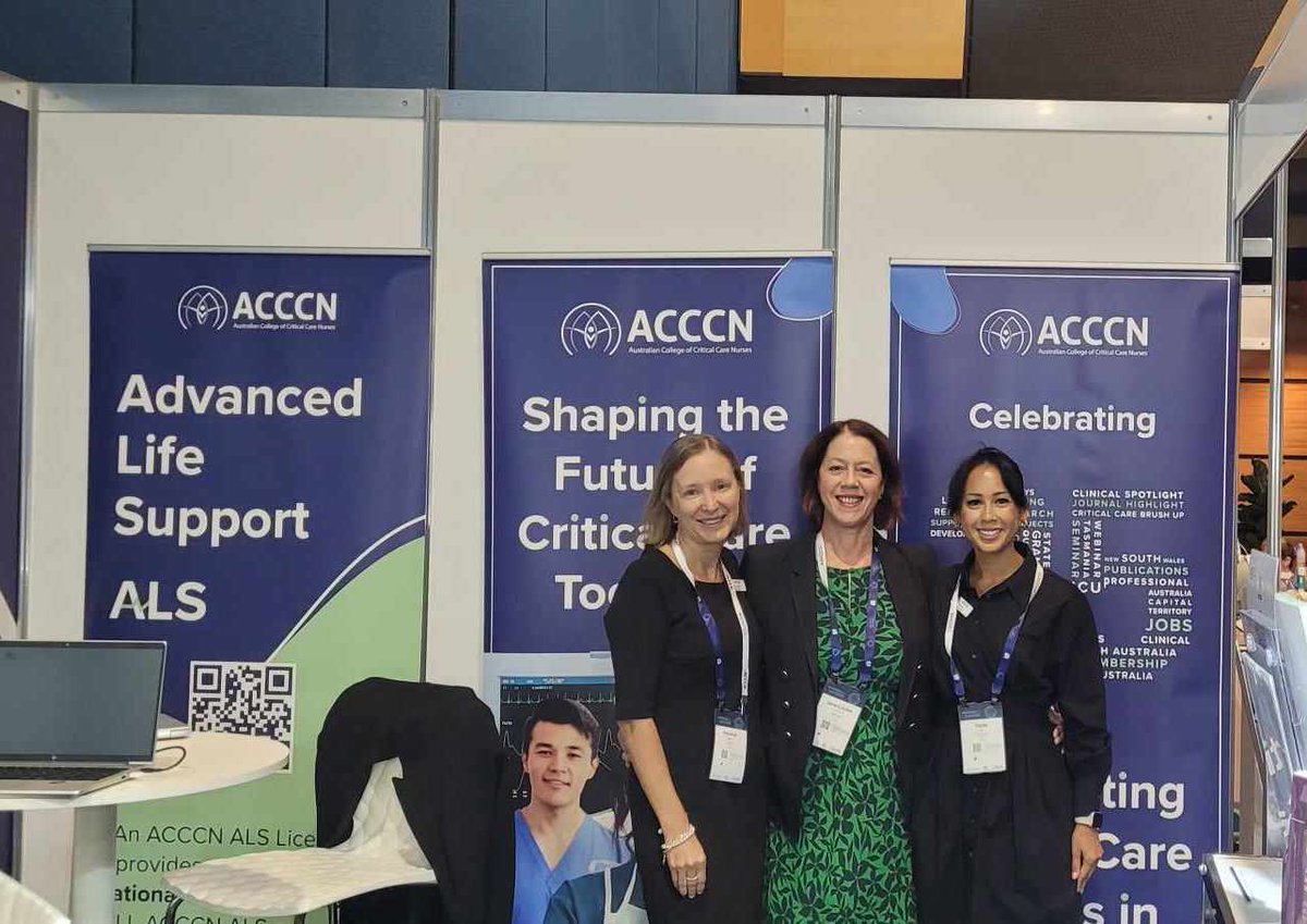 Day 2 at #ANZICS2024 is electric 🔥 Engaging talks, essential networking & breakthroughs in critical care. Swing by the #ACCCN booth for a chance to win! Say hi! #Nursing #Healthcare #ASM