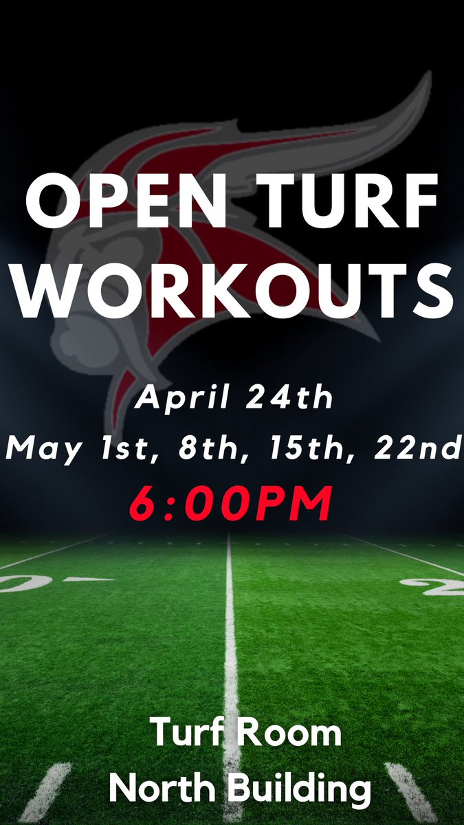 🚨🚨🚨 College coaches, we have five Open Turf workout dates. This is an open invitation to evaluate our ‘25, ‘26 and ‘27 classes.