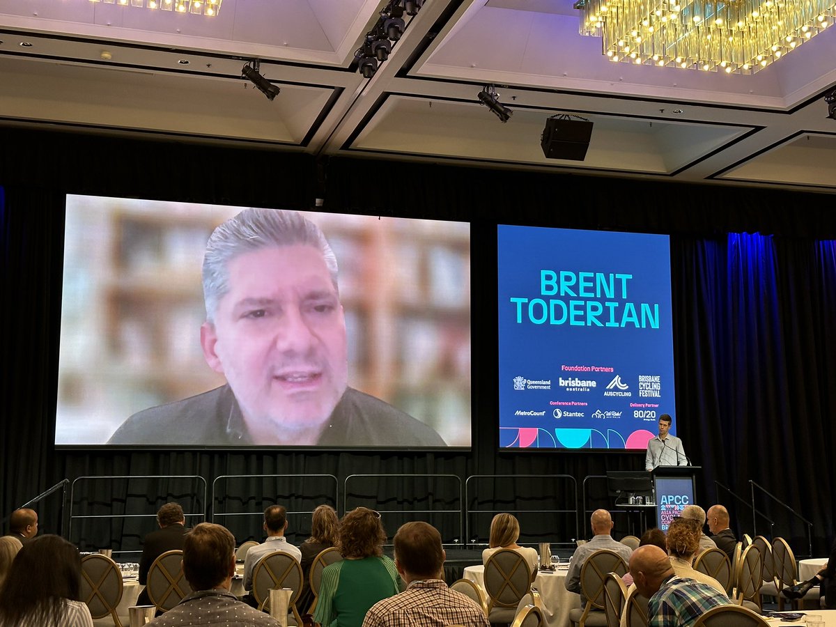 Today lucky to have @BrentToderian Key Noting the #AsiaPacificCyclingConference #APCC. ‘Urban cycling is just a means to an end, not b/c it’s cycling but b/c it is one of the smartest things a city can do’ and you need a smarter conversation that is more persuasive.