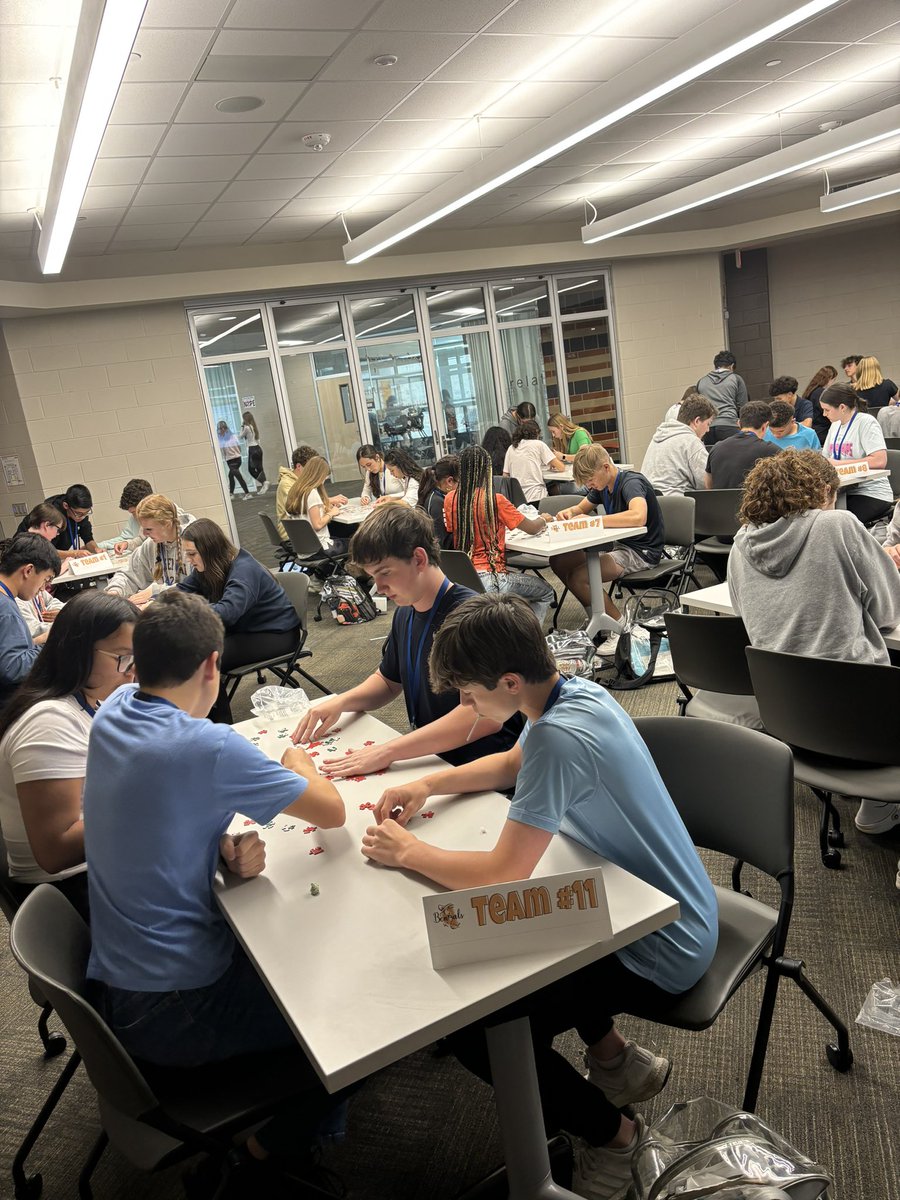 First day for Algebra EOC Review and wow was it a fun start to “Battle of the Bengals” 🧡 60 students in one room just brings the fun! Can’t wait for tomorrow’s activity. @MsCoachForrest  @salyardsms #BengalMagic #WeAreSalyards
