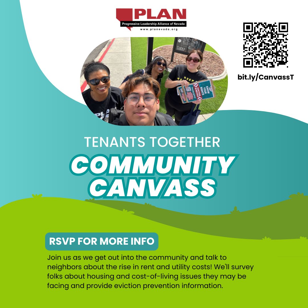 Join us as we get out into the community and talk to neighbors about the rise in rent and utility costs! We'll survey folks about housing and cost-of-living issues they may be facing and provide eviction prevention information! bit.ly/CanvassT