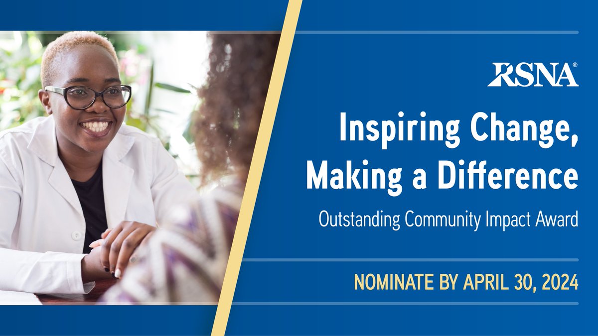 Have you inspired change or made a difference through service to your community? Learn more about the Outstanding Community Impact Award and submit a nomination today. bit.ly/3wUIAOq