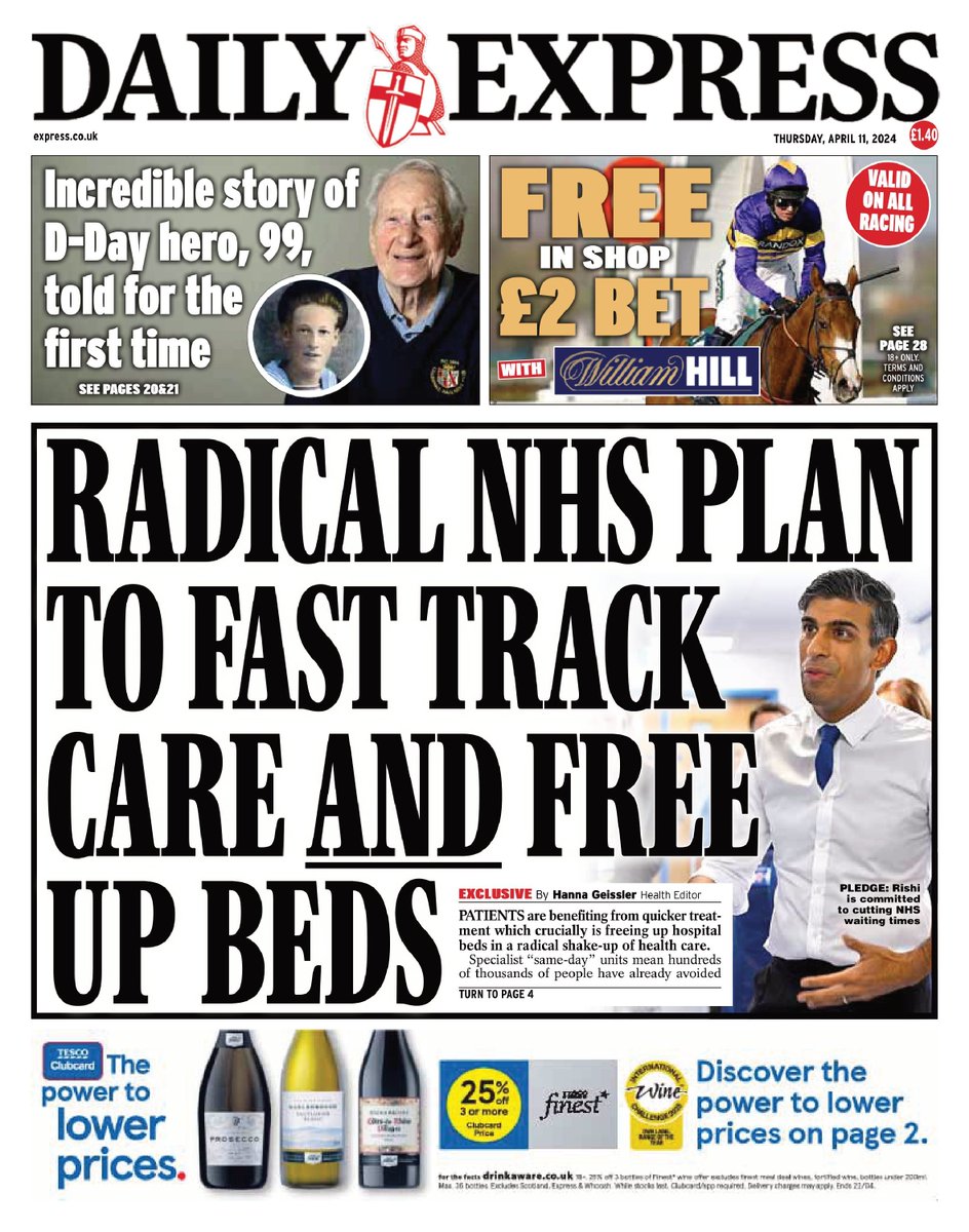 🇬🇧 Radical NHS Plan To Fast Track Care And Free Up Beds ▫Major NHS drive to cut A&E waits prevents overnight stays for thousands ▫@hannagsslr ▫is.gd/QtB08z #frontpagestoday #UK @Daily_Express 🇬🇧