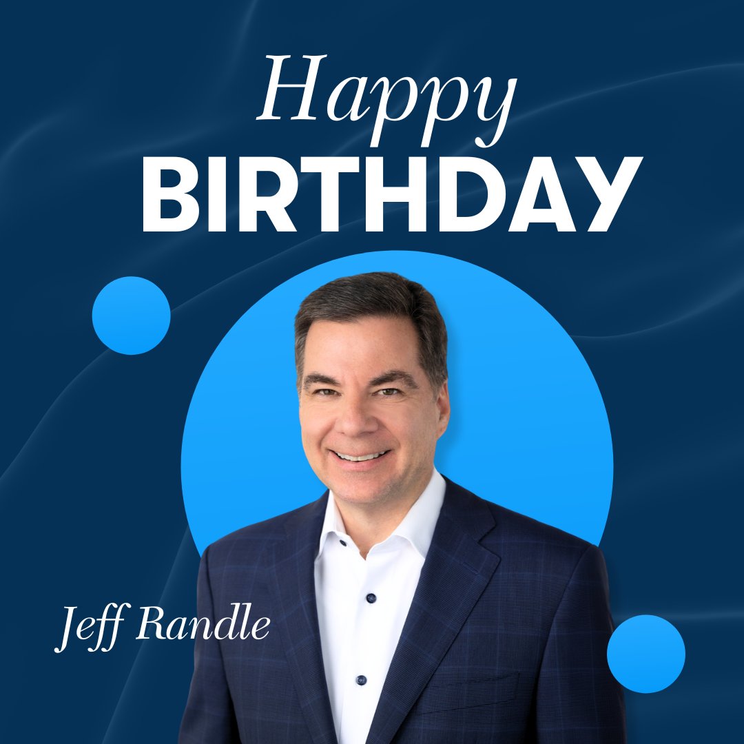 Happy birthday to our Founder and CEO, Jeff Randle! 🎂 Thank you for your tremendous leadership and dedication. Here's to another amazing year ahead!