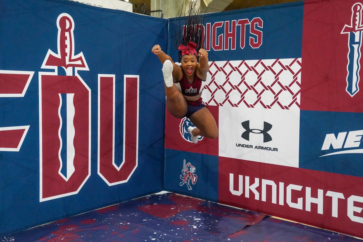 Good luck to the FDU cheerleading team as they compete on the national stage this week at the NCA College Nationals in Daytona Beach! The Knights will first hit the mat at 11:00 a.m. tomorrow! Full story at FDUKnights.com #uKNIGHTED