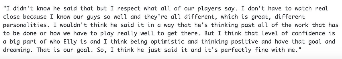 This was David Bell's reaction to Elly De La Cruz saying the Reds will put the work in this year to get to the World Series. Bell clearly empowering his players to speak their minds and play with confidence.