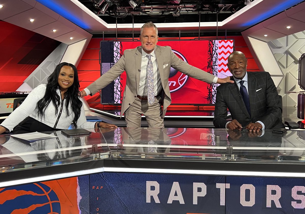 Winding down with ⁦@Kayla_Grey⁩ & ⁦@SamMitchellNBA⁩ on ⁦@TSN_Sports⁩ ⁦@Raptors⁩ ⁦@BrooklynNets⁩